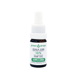 Huile CBN 10% Green Drops | Green Doctor